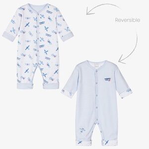 Kissy Kissy Reversible Aviators Playsuit; NWOT, 12-18mo